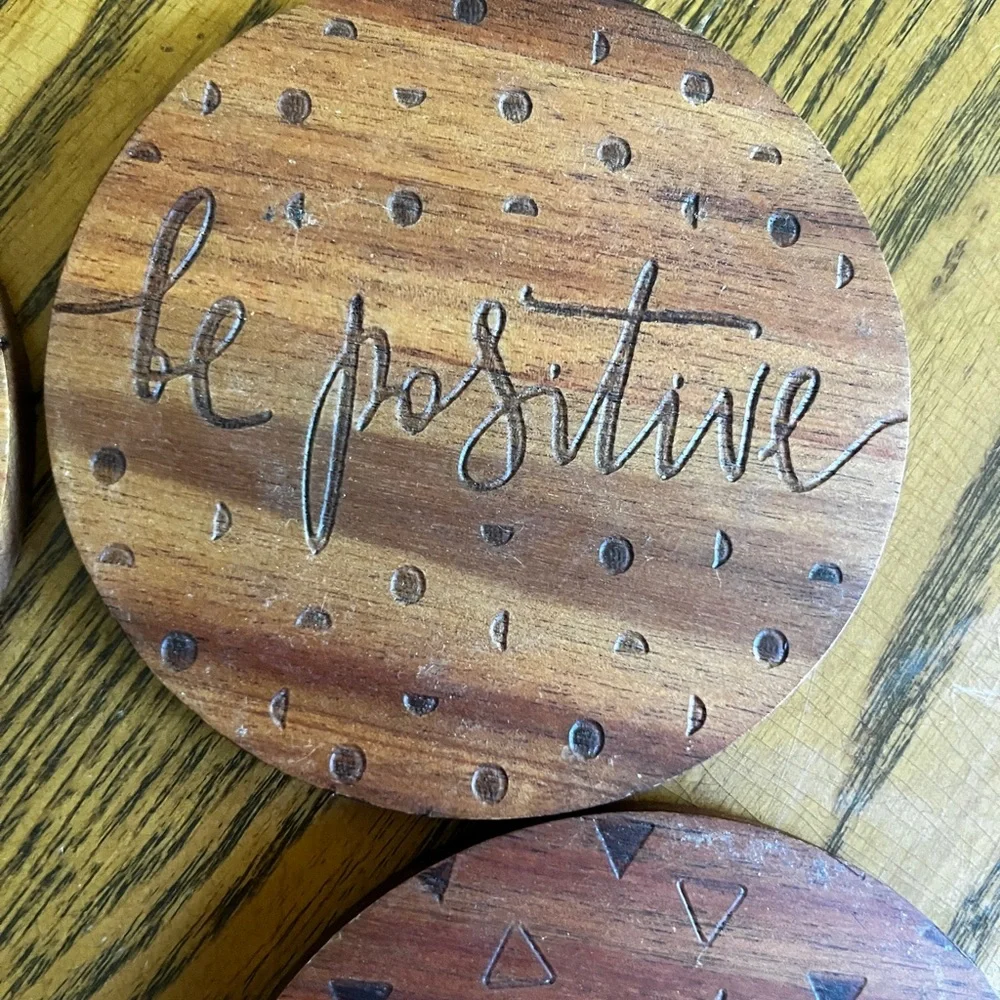 Thyme & Table Wooden Coaster Set